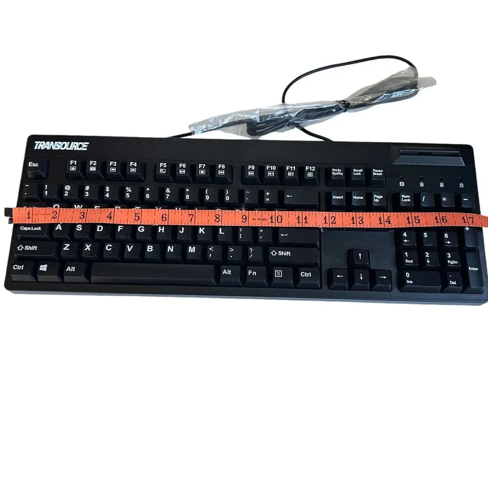Smartcard Reader Keyboard AKB-630SB-TS Transource TAA Compliant